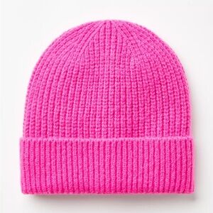 Bright Pink Knit Beanie